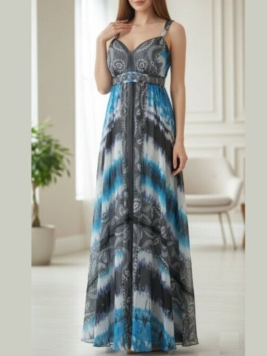 White House Black Market Dresses & Skirts - White House Black Market Printed Maxi Dress - size 0